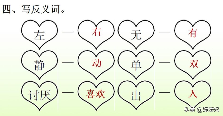 一年级下册语文识字4《猜字谜》图文详解及同步练习