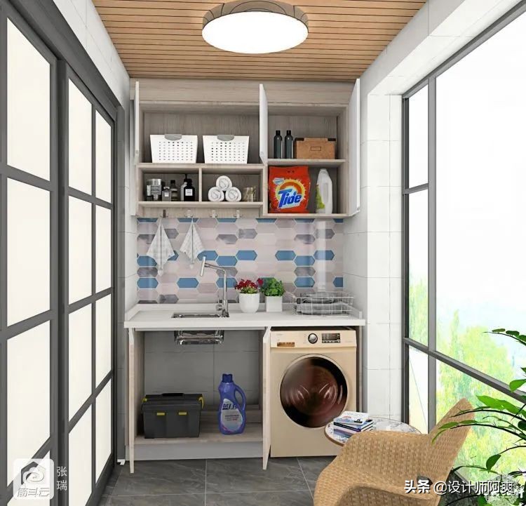 看哭了，别人家的阳台，咋铺都好看