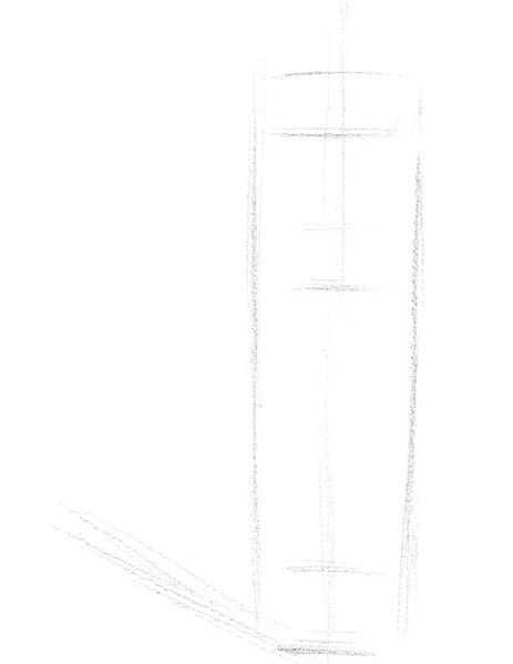 几何体素描很难画？分步骤教你画圆柱体画法，简单易学，建议收藏