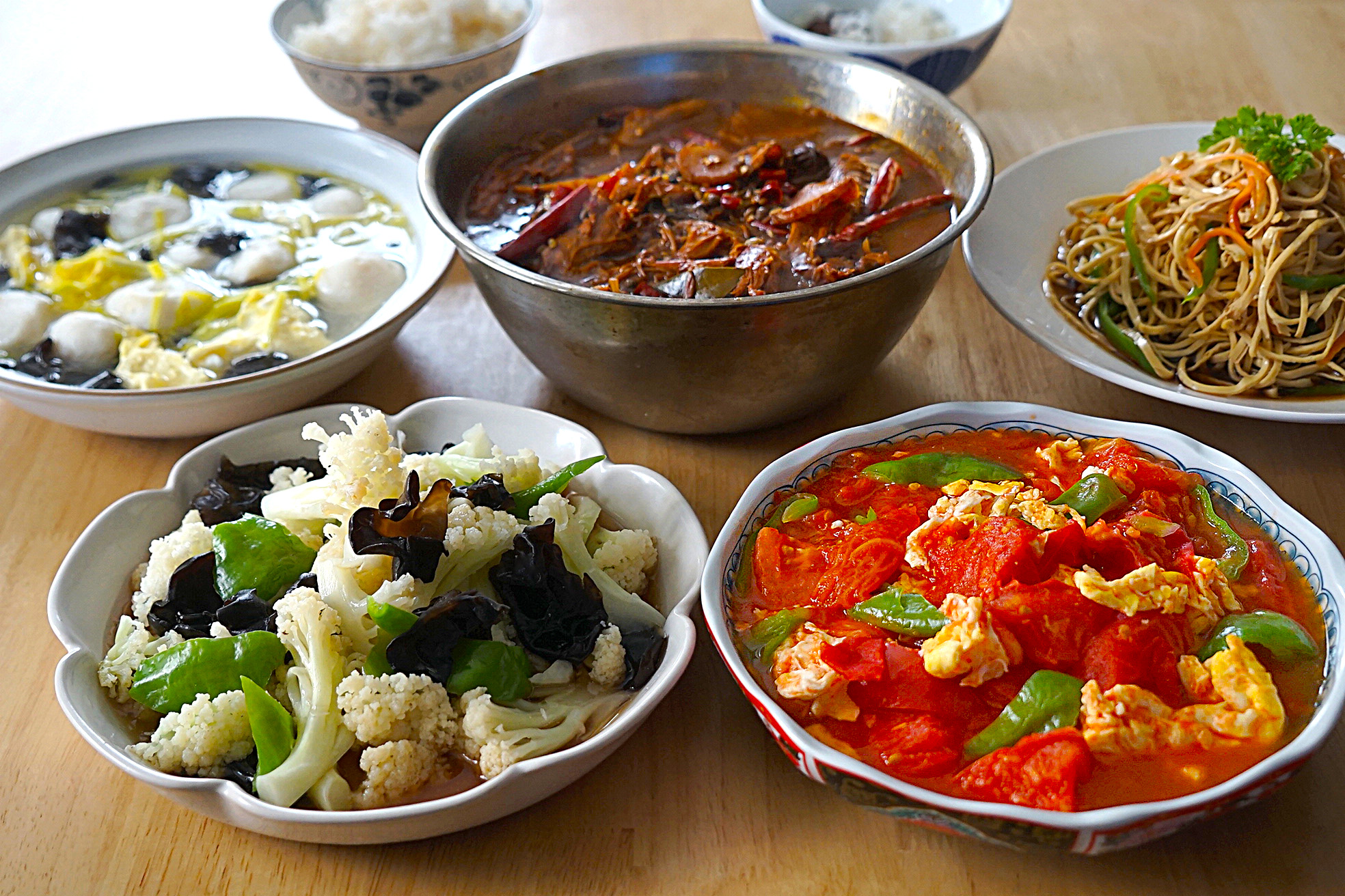 午餐图片真实照片(晒苏北一家四口的午餐) - 赤虎壹号