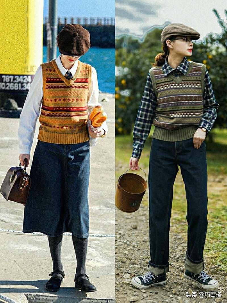 学院风穿搭太“装”少女了？低调优雅的英伦风搭配，时尚品味