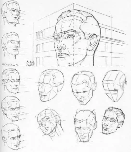 教你最基础的人物头像画法,简单易学,艺术生快来学习临摹,收藏