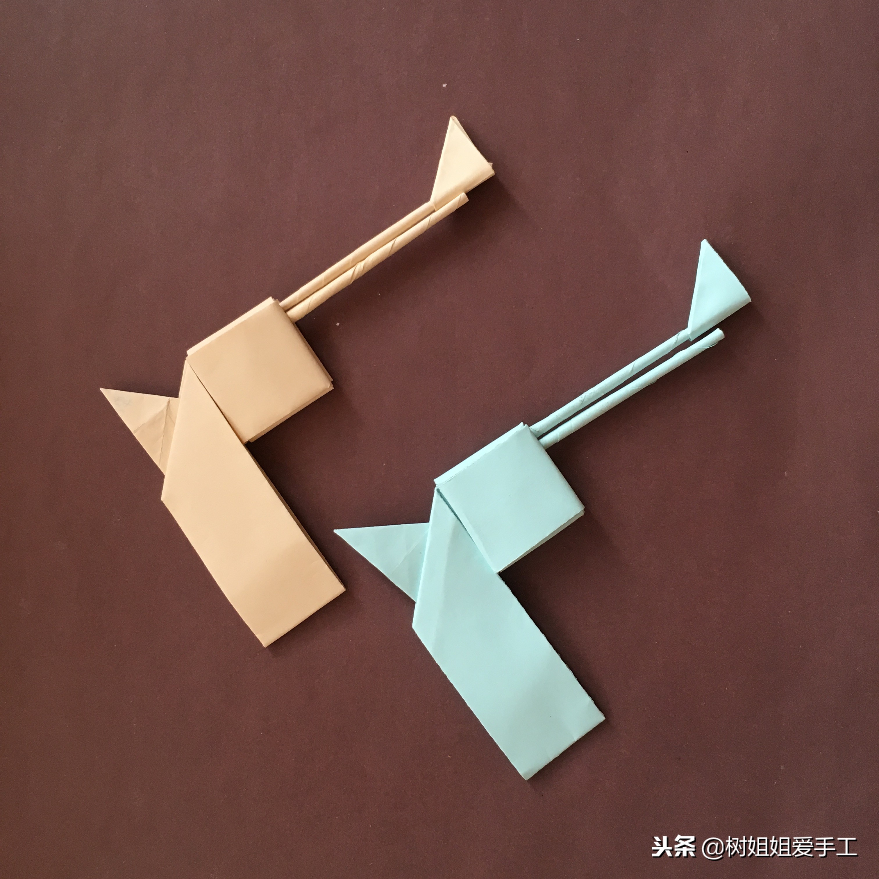 亲子折纸教程：手把手教你折出趣味纸枪