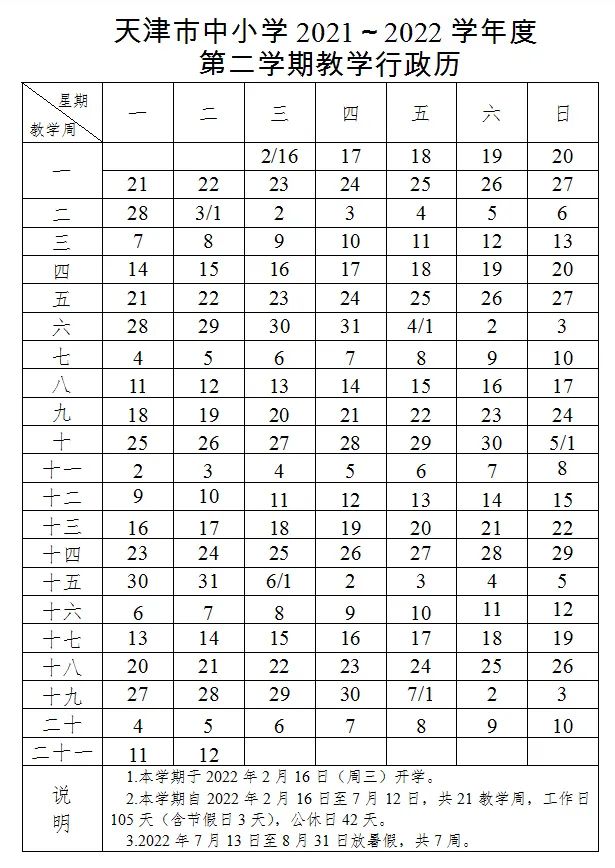 最长63天！2022年天津高校寒假时间全面曝光！你的母校放多久？