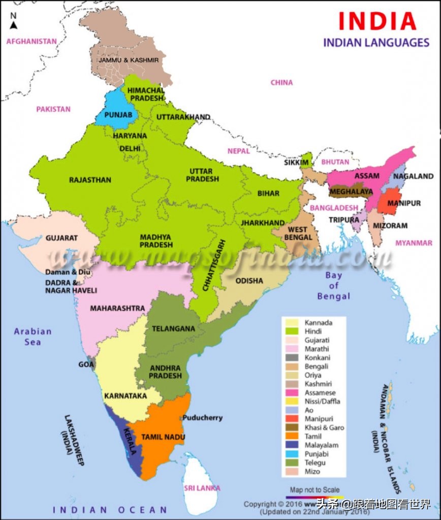印度语言以什么为主印度人为什么会讲多种语言