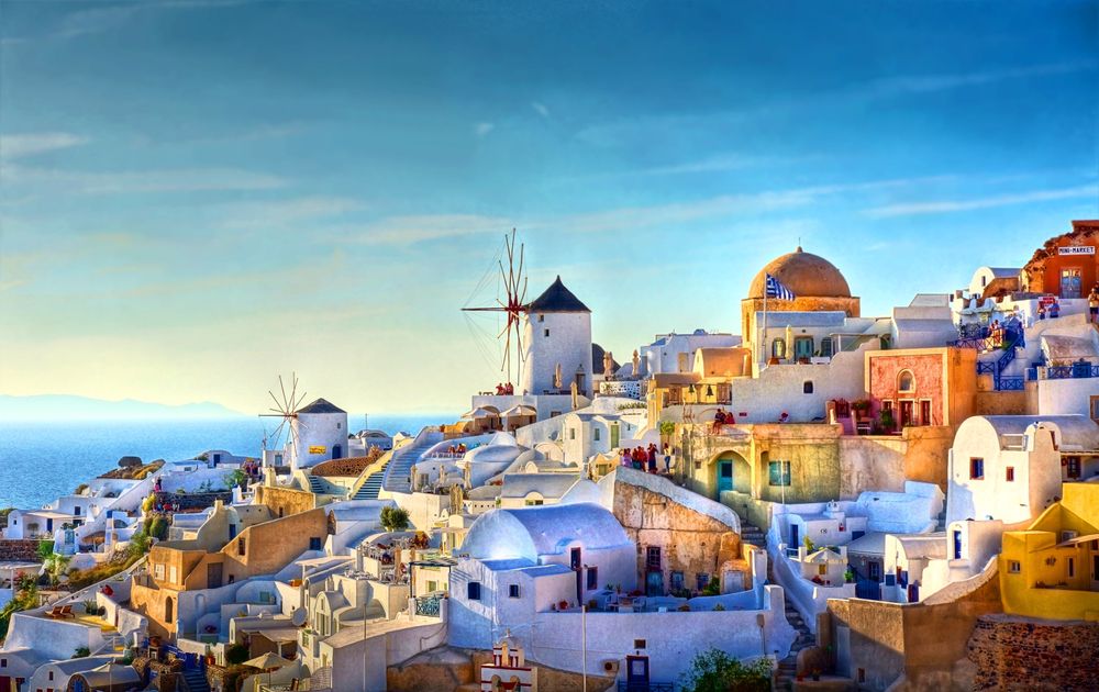 希腊旅行，有一种蓝叫爱琴海，有一种日落叫圣托里尼