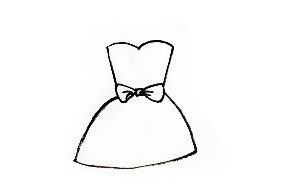 亲子简笔画衣服素材|10款卡通衣服的画法,跟着步骤,简单易画