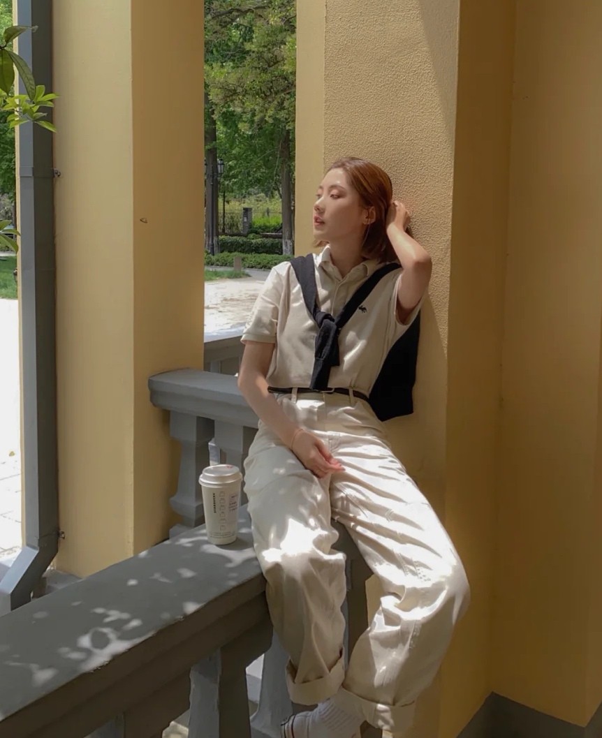 polo衫是“真香”，掌握這些完全不土氣的穿法，polo衫也有時尚感