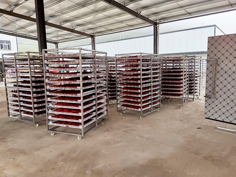 广东守恒小型辣椒烘干房500斤固定箱体式辣椒烘干房