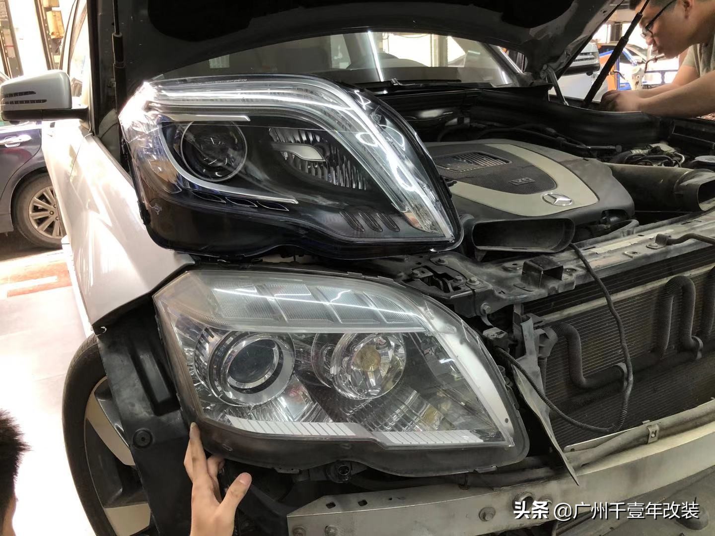 梅赛德斯·奔驰GLK300 改灯