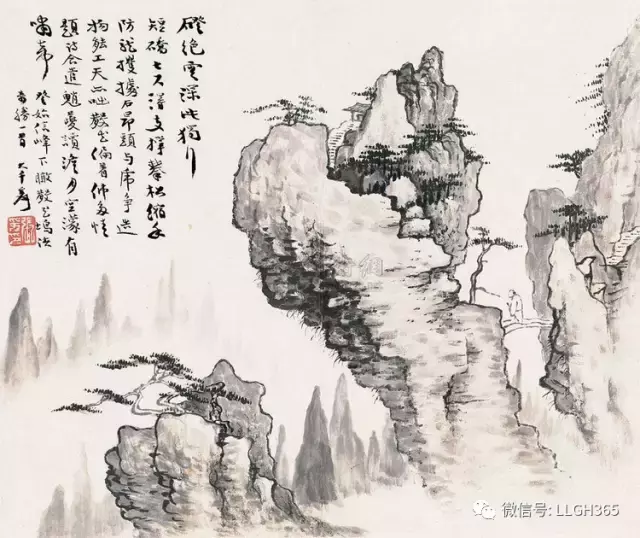 66首山水画题诗，展示中国画的神韵气质！