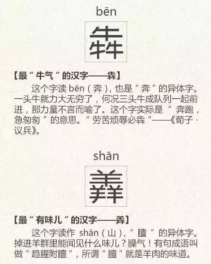 看到这些汉字,我感觉自己的语文白学了!