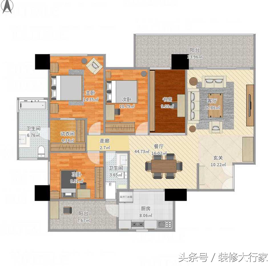北欧式装修效果图精选｜简约自然风，打造温馨家居空间