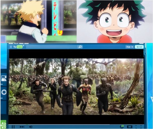 复联3即将上映，联手“我的英雄学院”给力宣传，爆豪钢铁侠登场