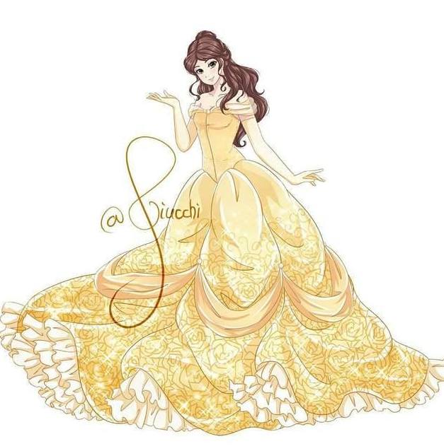 十二星座专属日漫画风迪士尼公主,美出新天地,天秤座如此灵动!