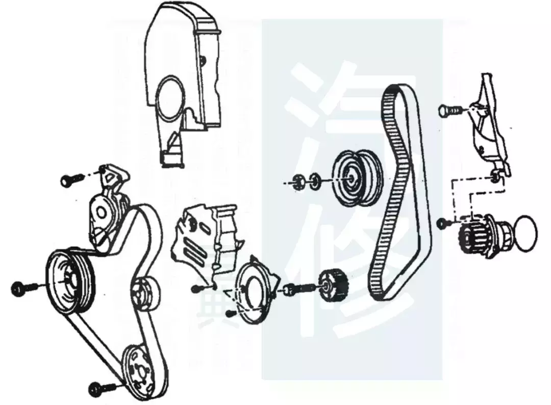 朗逸正时皮带多少公里更换(大众车系82张正时皮带安装示意图) - 青木