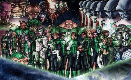 《绿灯侠: 翡翠骑士》DC宇宙中的绿光天团