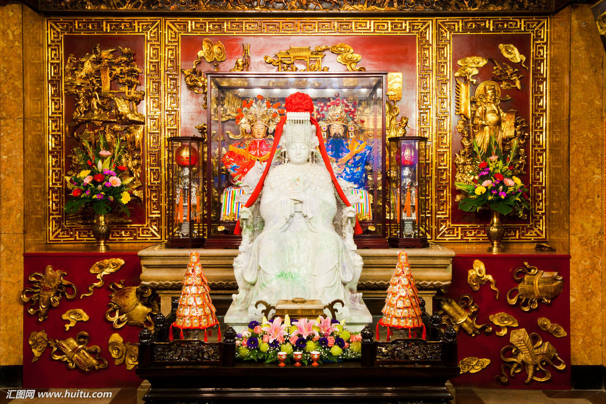 中国道教神仙天后娘娘，今日是妈祖圣诞，她在道教中的神位及司职