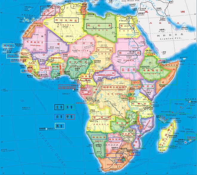 非洲有哪些国家，非洲的地理区域划分？