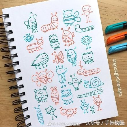 手帐素材简笔画（手帐简笔画素材一波，简单易上手！）