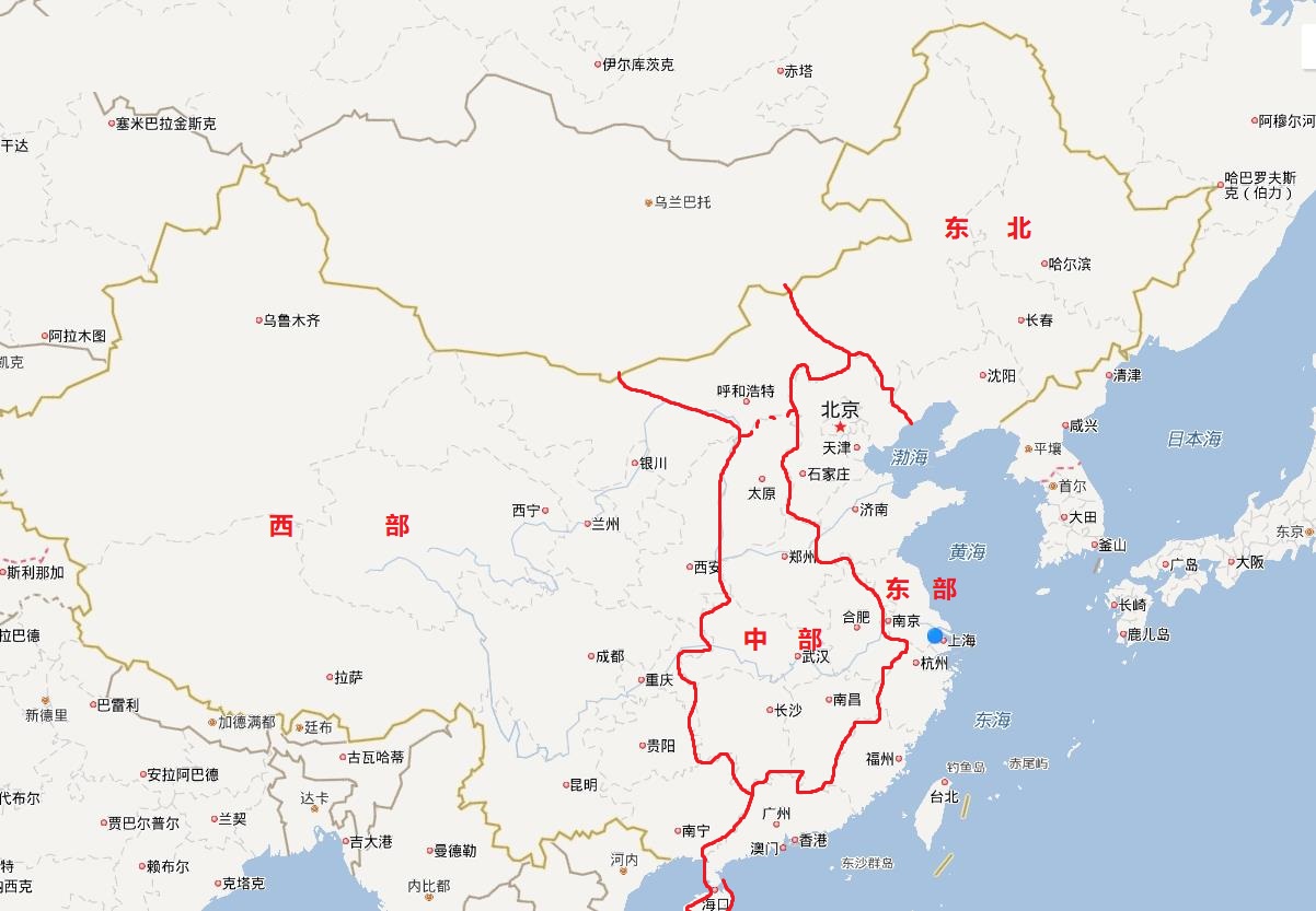 中国4大经济分区，诞生了发展中国的4句口号，你都知道吗？