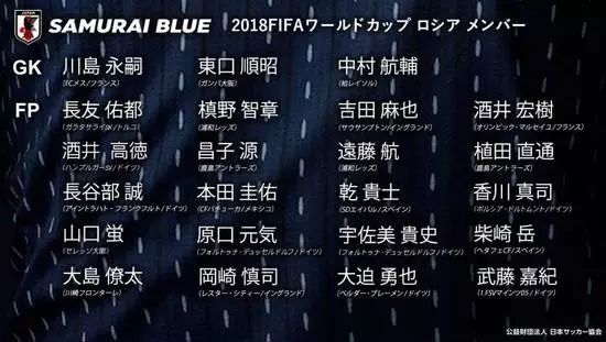 日本队2014年世界杯名单(日本世界杯名单15人效力欧洲 羡慕？国足本不比他们差，但现在……)