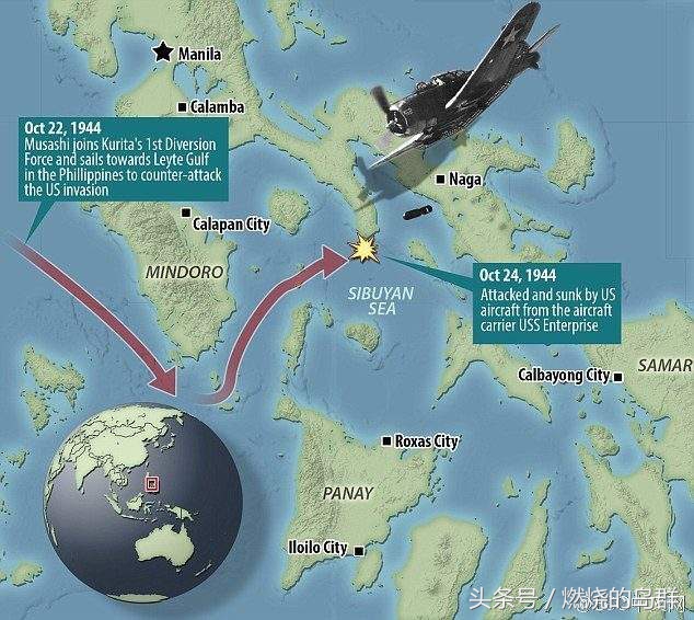 武藏号战列舰(巨兽之亡（1）！武藏号在锡布延海的最后9小时)