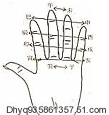 手上掌诀图十二地支六冲掌诀图与生肖时辰六合掌诀图地支的作用