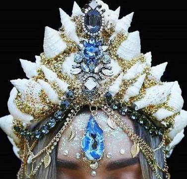 十二星座专属人鱼皇冠,金牛座粉色海螺很特别,天秤座水钻最漂亮