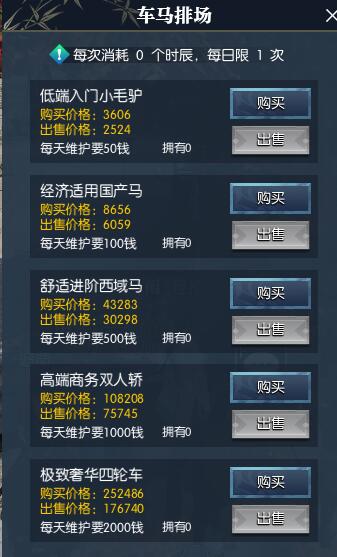 逆水寒混江湖（男版）全解析