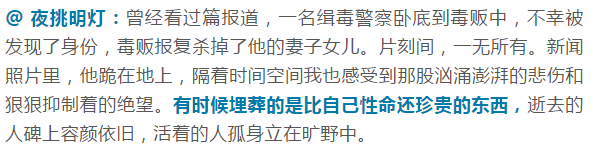 致缉毒警察！你是黄沙掩白骨的无碑人，我是白发藏过往的未亡人