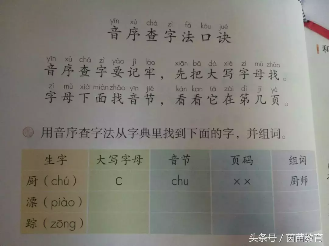 查字典，音节需不需要加声调？