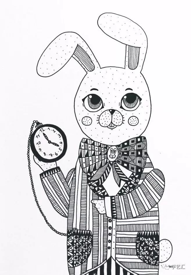 关于线描画的美文