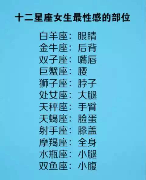 十二星座的爱情，水瓶座的爱情像空气，摩羯座全身都性感