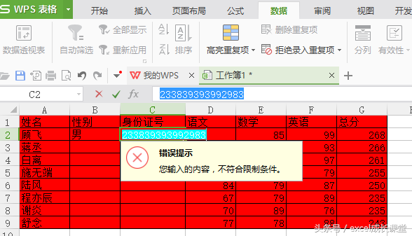 Excel如何进行数据有效性设置？