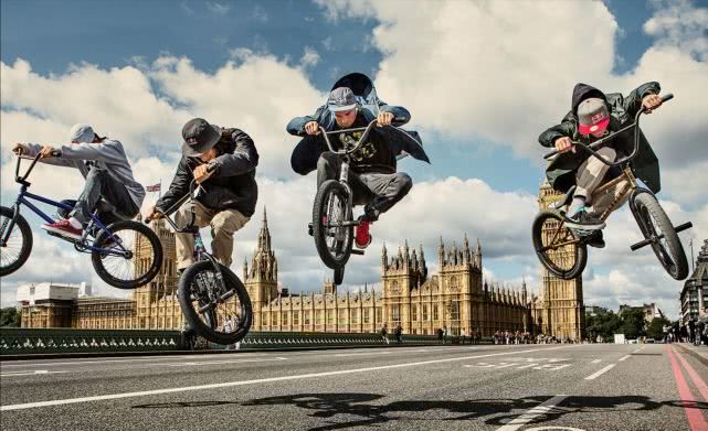 BMX小轮车十种公园花式酷炫技巧：双炮滑行、空中接力、神龙摆尾