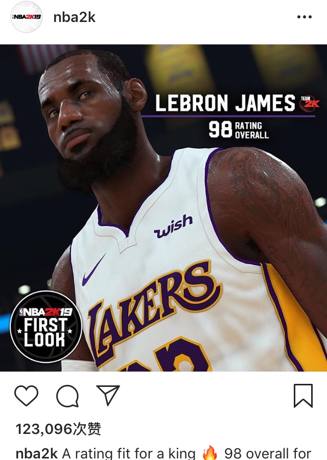 为什么我的nba2k这么糊(太逗！詹姆斯吐槽NBA2K19太逼真：为何我显得那么老)