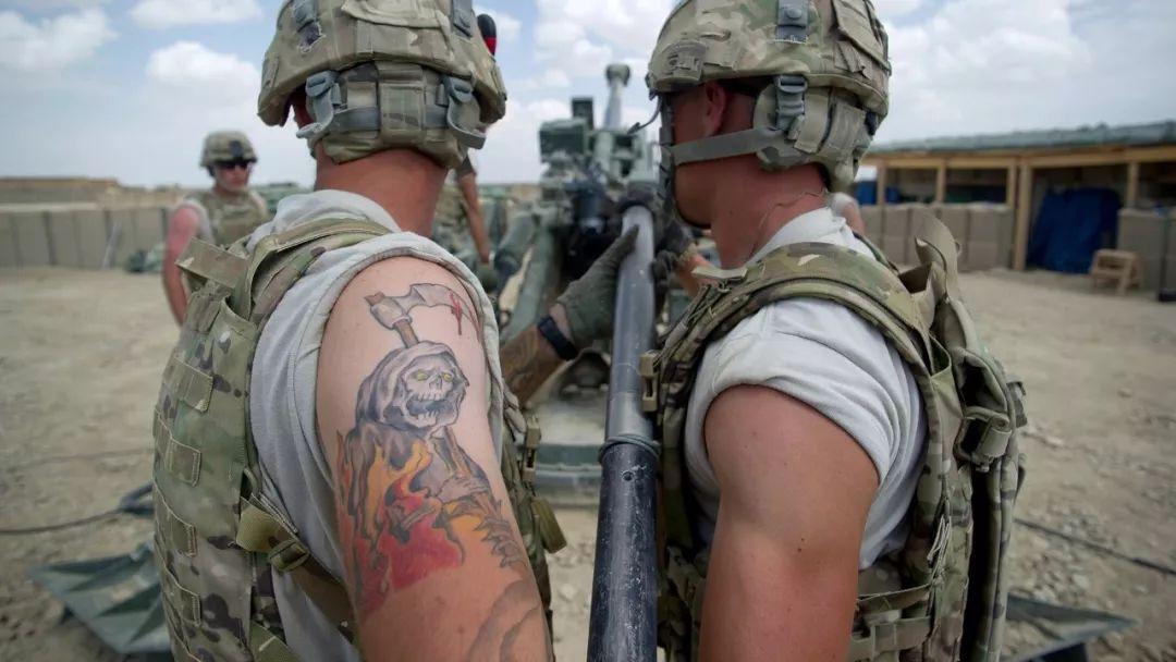 军人纹身纪念图片