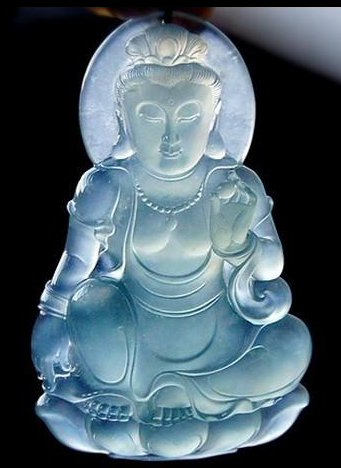 翡翠雕刻寓意观音篇翡翠原石哪里可以鉴定