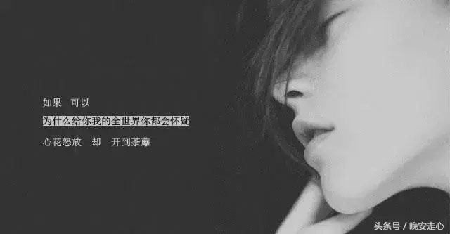 如果，可以（扎心句子）