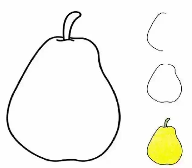 学一学,画一画,各种水果简笔画大全(为孩子收藏)