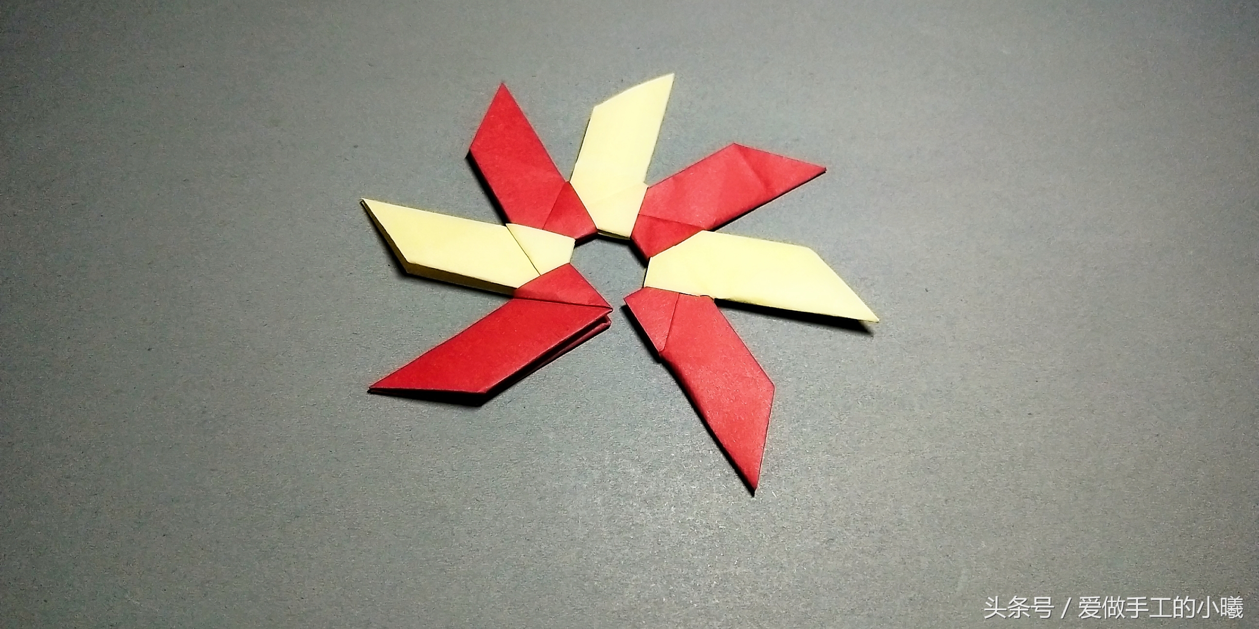 折纸教程：简单飞镖折纸详解