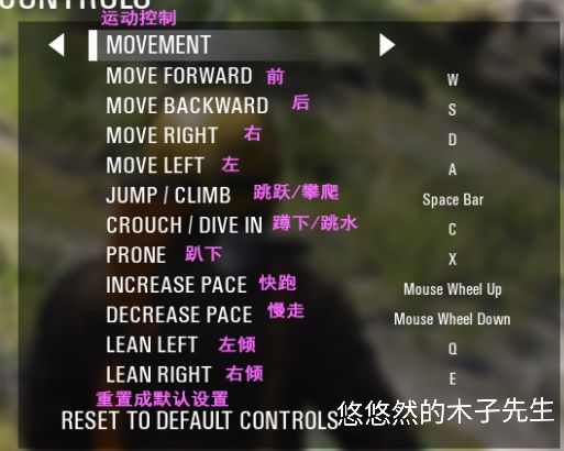 「人气拉粑粑游戏」人渣「SCUM」英文设置翻译（中文翻译高清图）