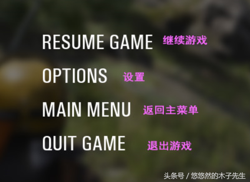 「人气拉粑粑游戏」人渣「SCUM」英文设置翻译（中文翻译高清图）