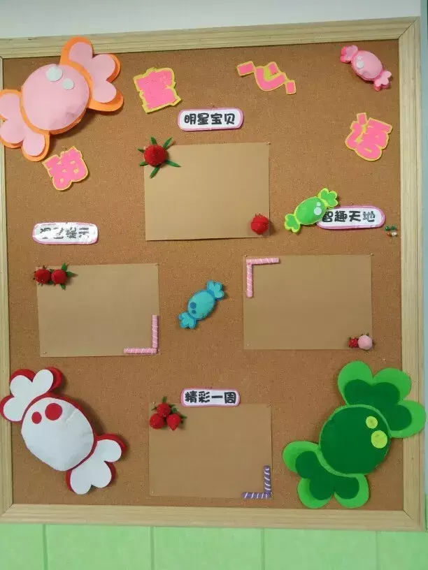 幼兒作品邊框裝飾圖片(幼兒園新學期家園聯繫欄的佈置) - 赤虎壹號