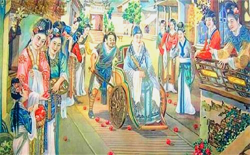 诗句“字字苦参商，故要檀郎读”中，“檀郎”一词从何而来