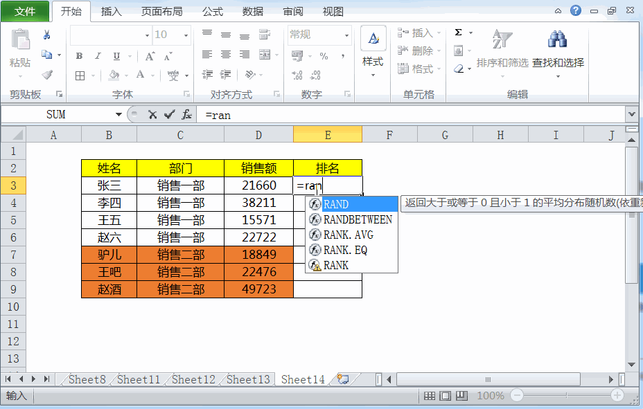 Excel进阶技巧：如何使用RANK、COUNTIF和SUMIFS实现复杂排名？