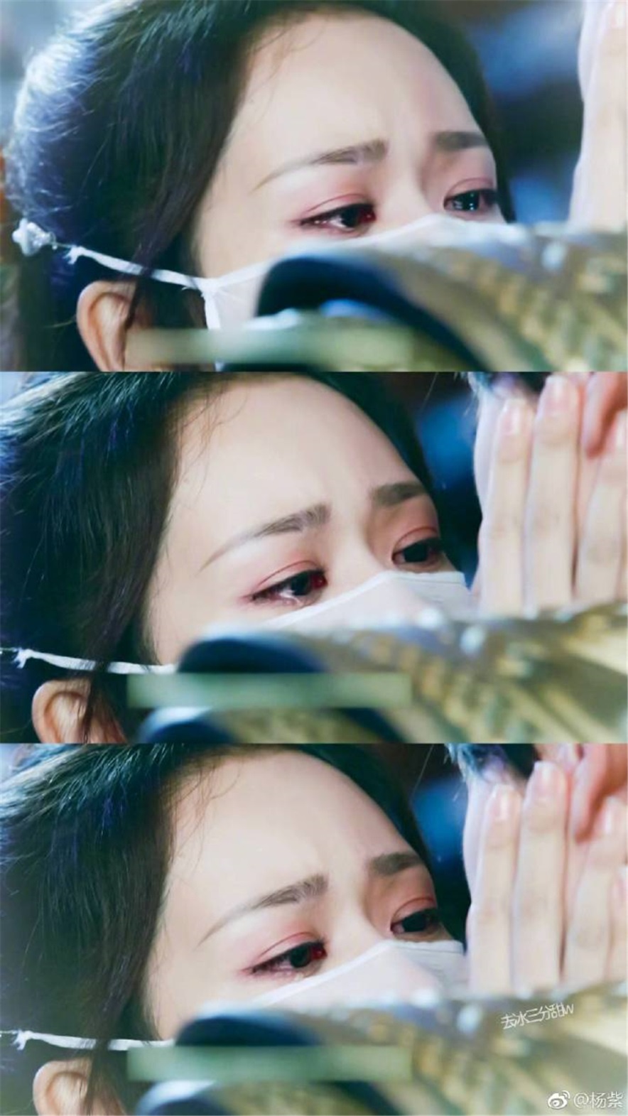 《香蜜》“车祸”现场：杨紫美出新高度，竟被无情揭穿靠滤镜！