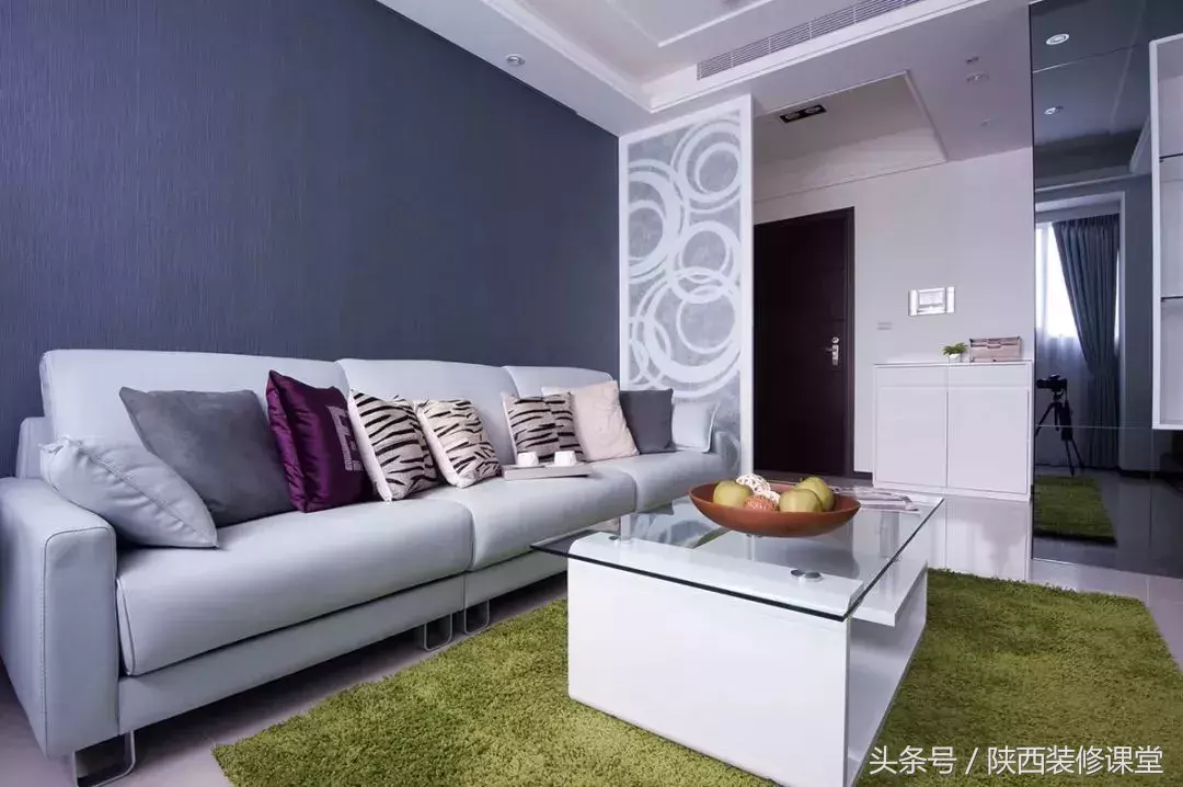 34款进门是客厅,玄关原来可以这样做