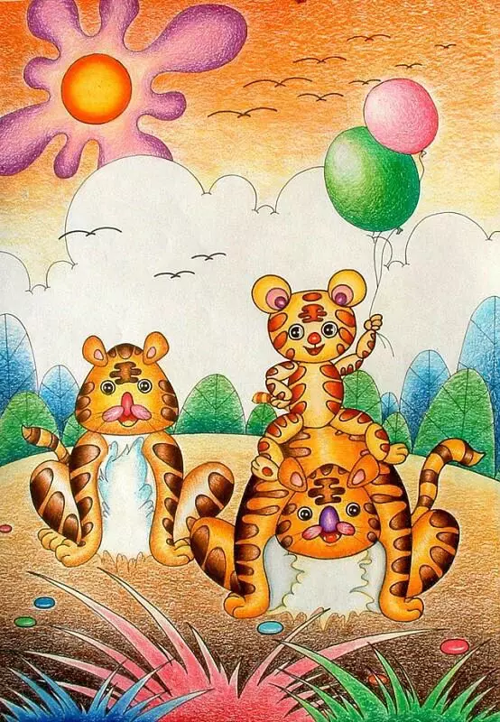 油画棒图片(绘画素材) - 赤虎壹号